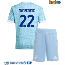 Maglie da calcio Juventus Weston McKennie #22 Seconda Maglia Bambino 2025-26 Manica Corta + Pantaloni corti)